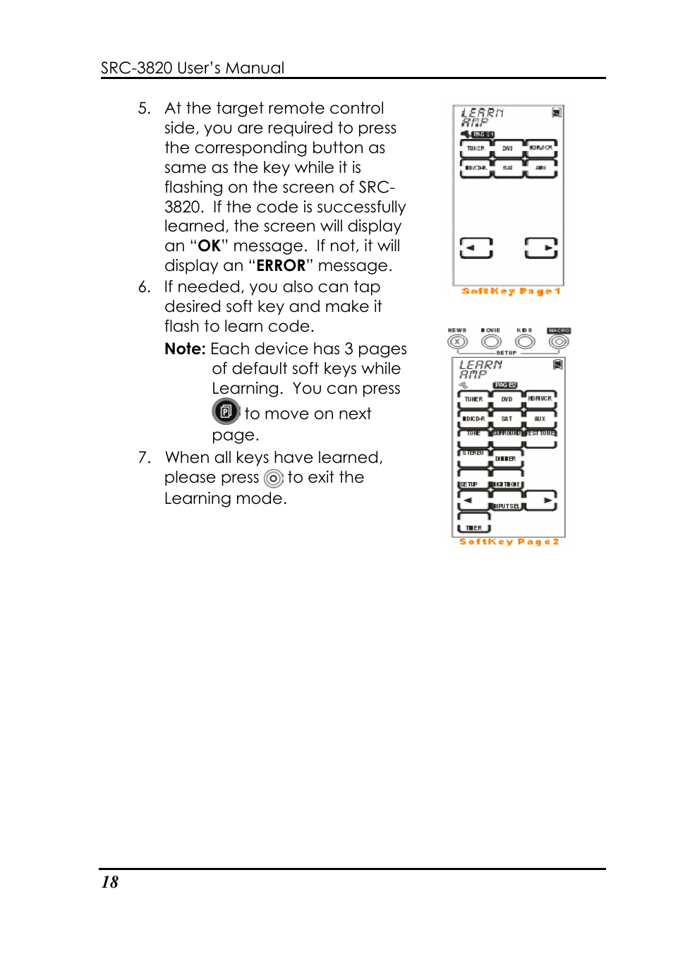 Sunwave Tech. SRC-3820 User Manual | Page 24 / 51