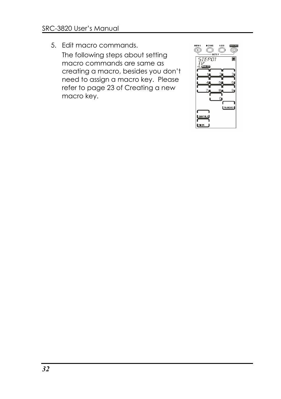 Sunwave Tech. SRC-3820 User Manual | Page 38 / 51