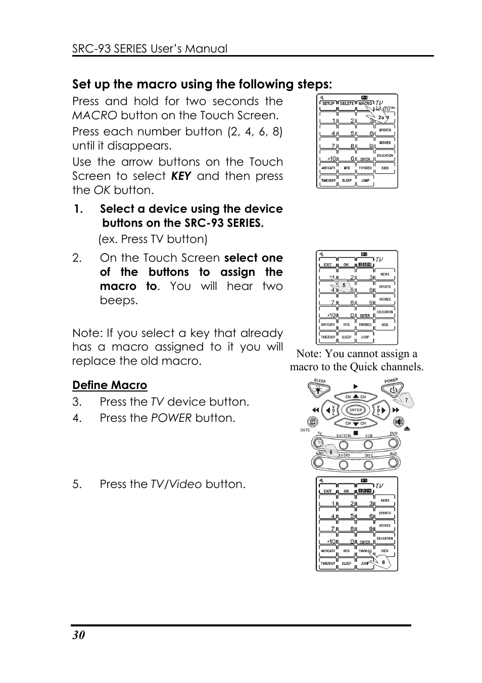 Sunwave Tech. SRC-3310/9320 User Manual | Page 34 / 51