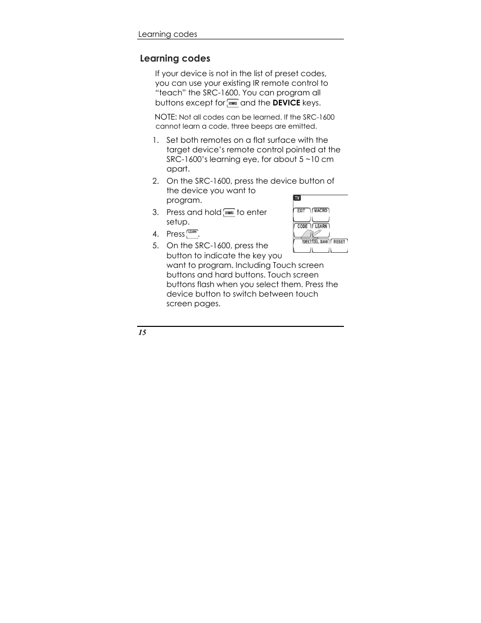 Sunwave Tech. SRC-1600 User Manual | Page 19 / 38