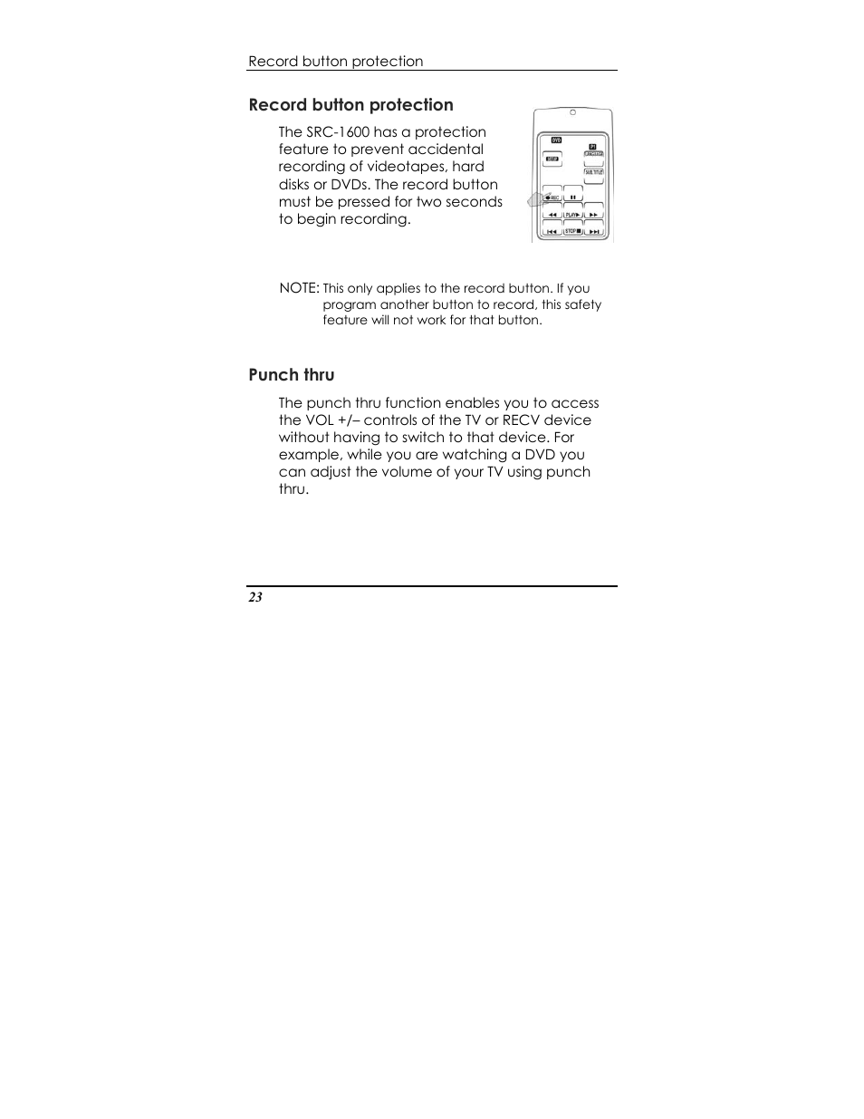 Sunwave Tech. SRC-1600 User Manual | Page 27 / 38