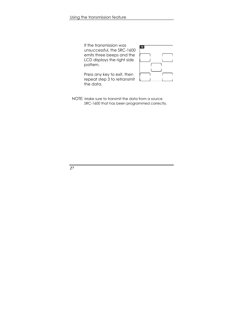 Sunwave Tech. SRC-1600 User Manual | Page 31 / 38