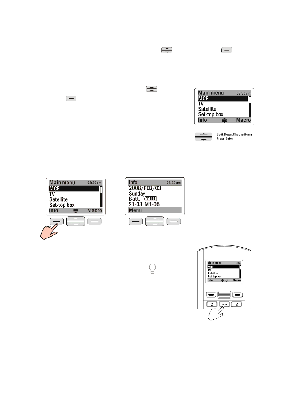 Basic operations | Sunwave Tech. SRC-2200 User Manual | Page 10 / 31