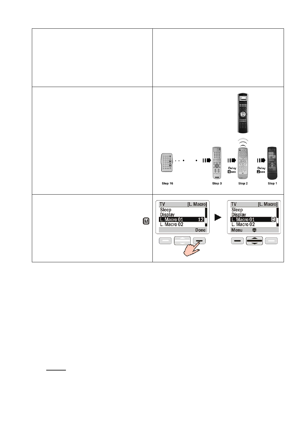 Macro key timer settings | Sunwave Tech. SRC-2200 User Manual | Page 26 / 31