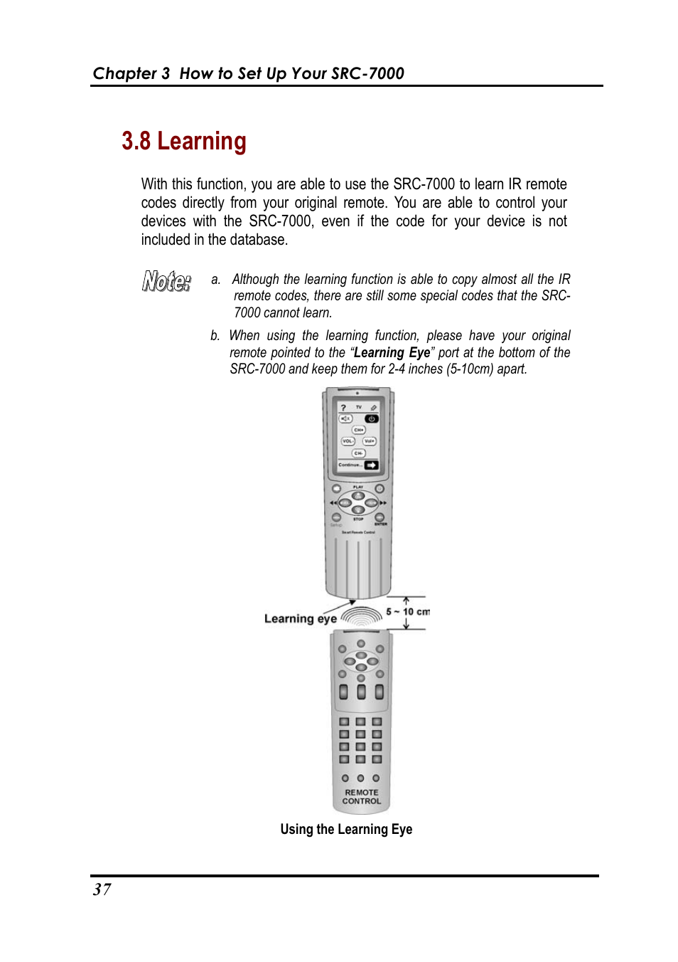 8 learning | Sunwave Tech. SRC-7000 User Manual | Page 39 / 75