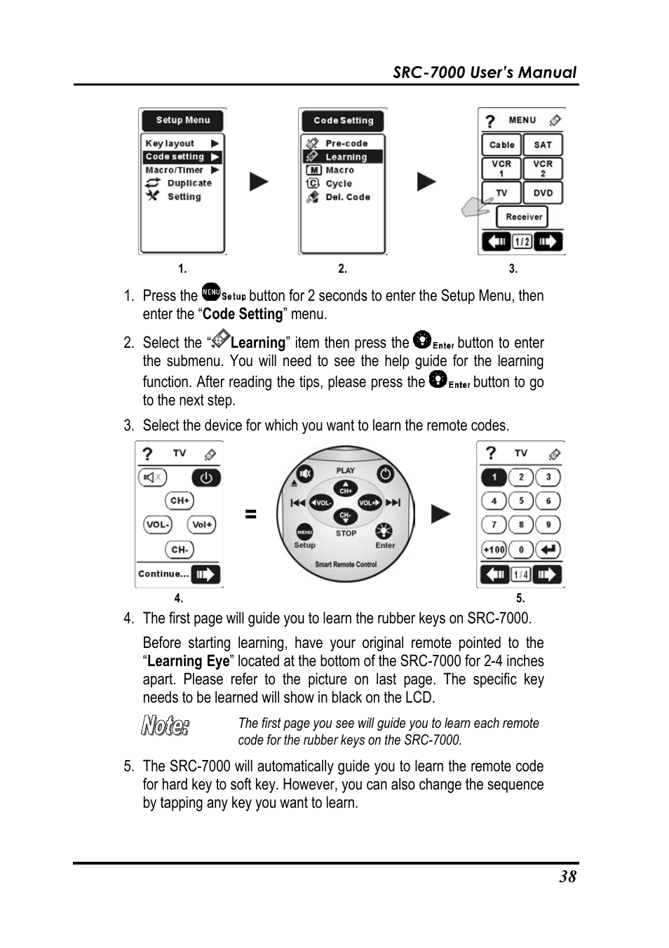 Sunwave Tech. SRC-7000 User Manual | Page 40 / 75