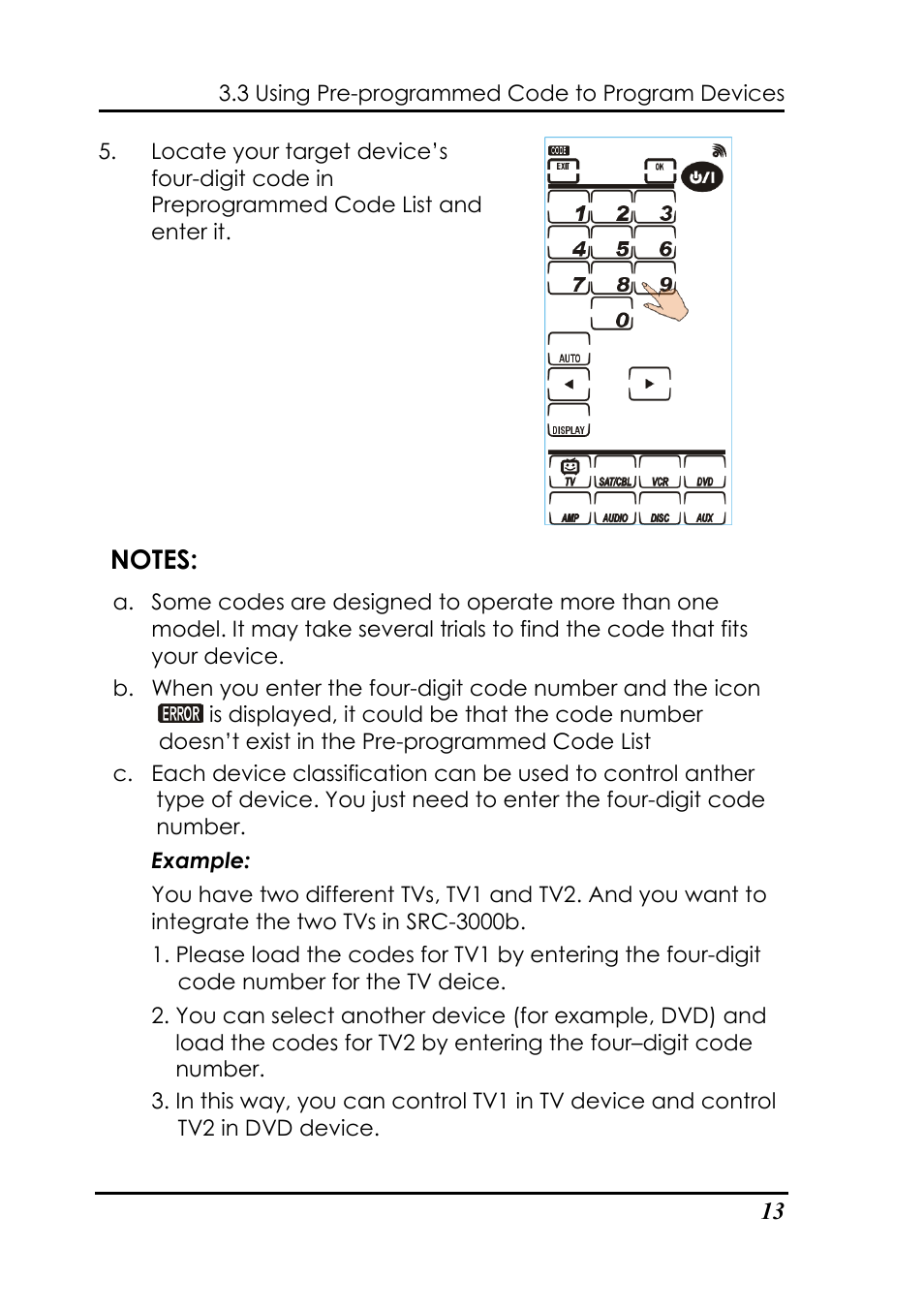 Sunwave Tech. SRC-3000b User Manual | Page 17 / 42