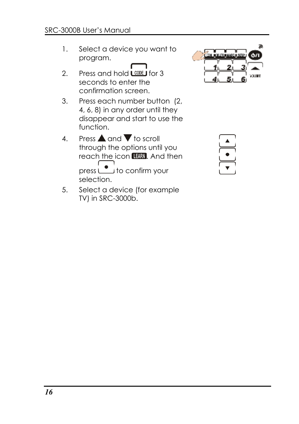 Sunwave Tech. SRC-3000b User Manual | Page 20 / 42