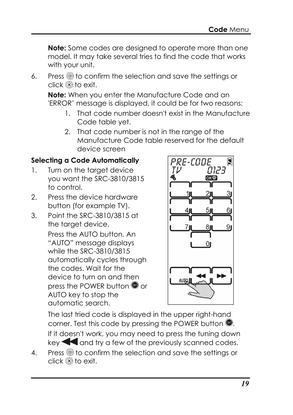 Sunwave Tech. 3815 User Manual | Page 25 / 58