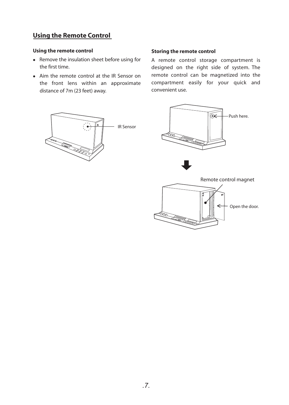 Using the remote control | SoundFreaq SFQ-01 User Manual | Page 8 / 20