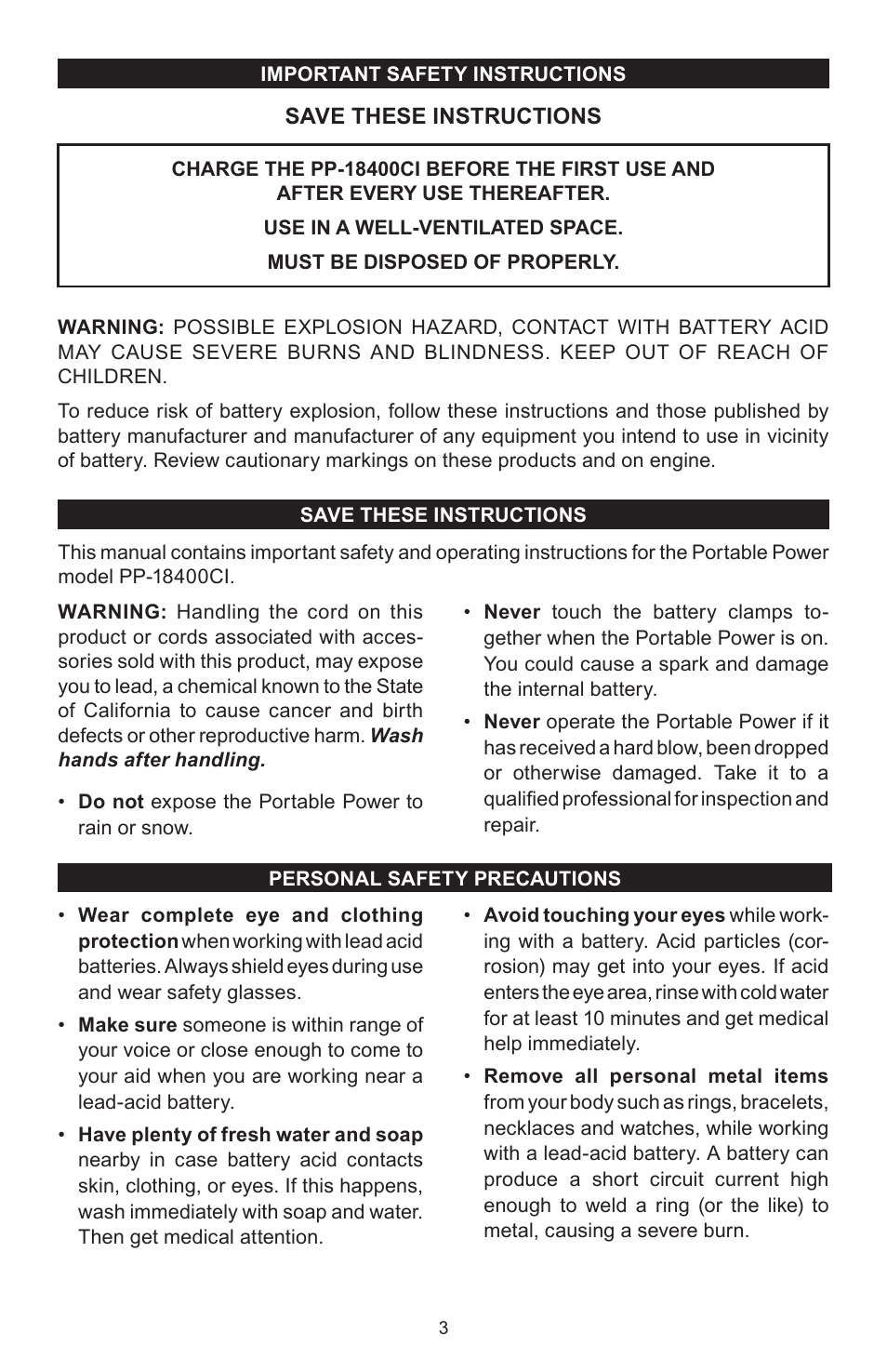 Schumacher 00-99-000659 User Manual | Page 3 / 12