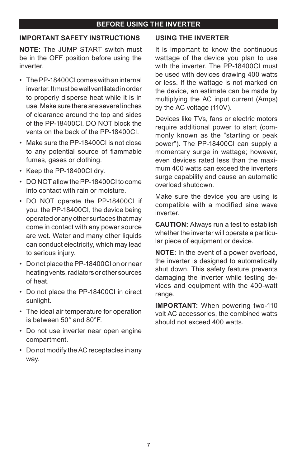 Schumacher 00-99-000659 User Manual | Page 7 / 12