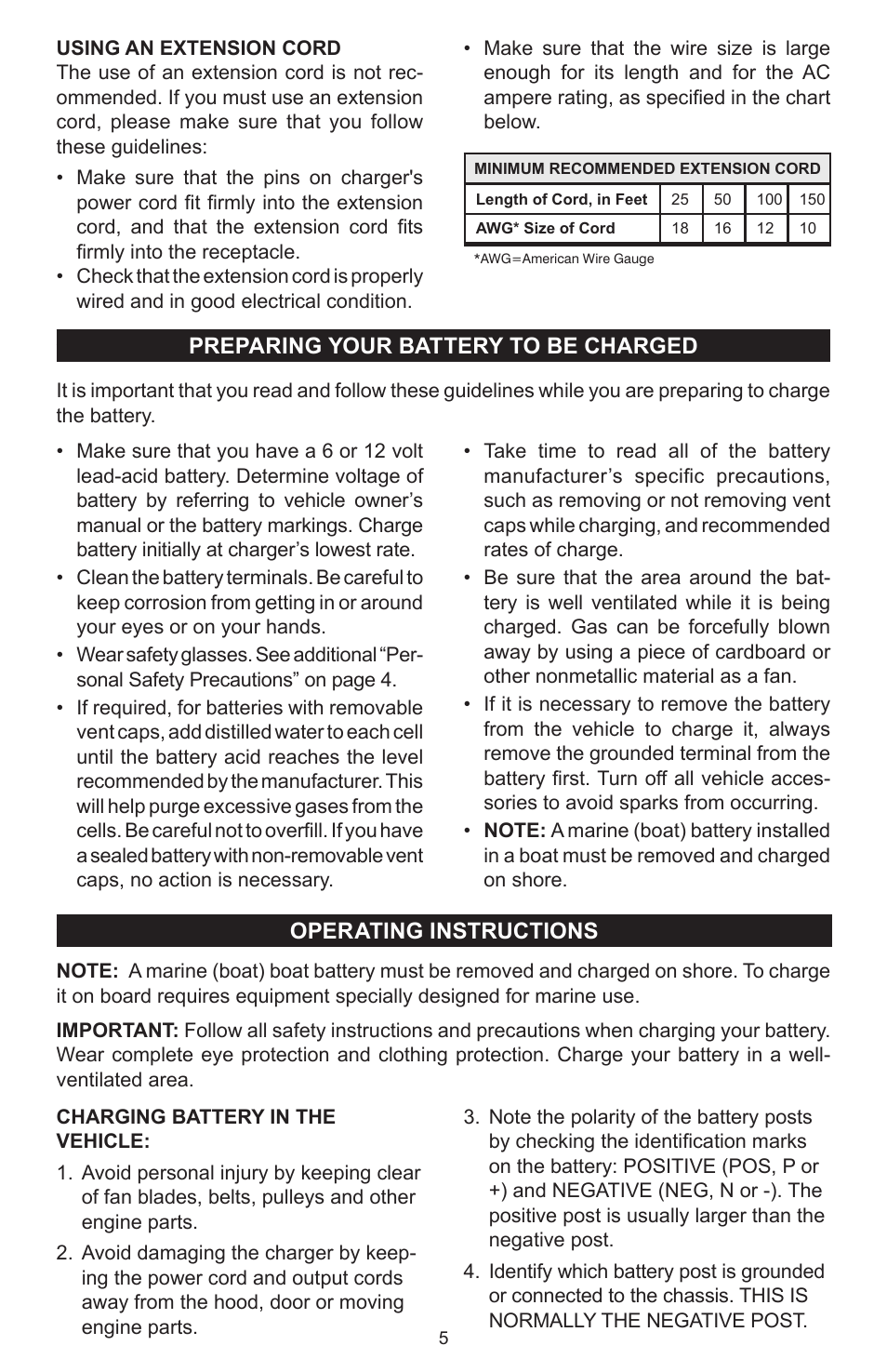 Schumacher SPEED CAHRGE SC-8000A User Manual | Page 5 / 32