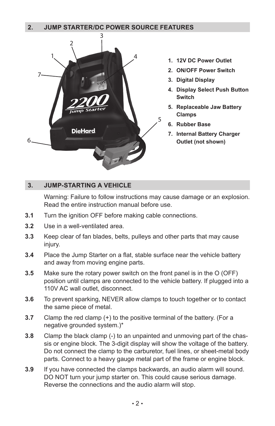 Schumacher DieHard 00-99-000867-0109 User Manual | Page 4 / 8