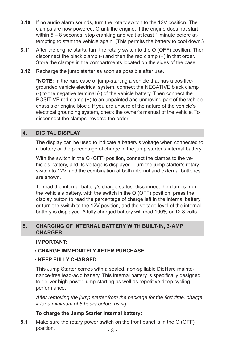 Schumacher DieHard 00-99-000867-0109 User Manual | Page 5 / 8