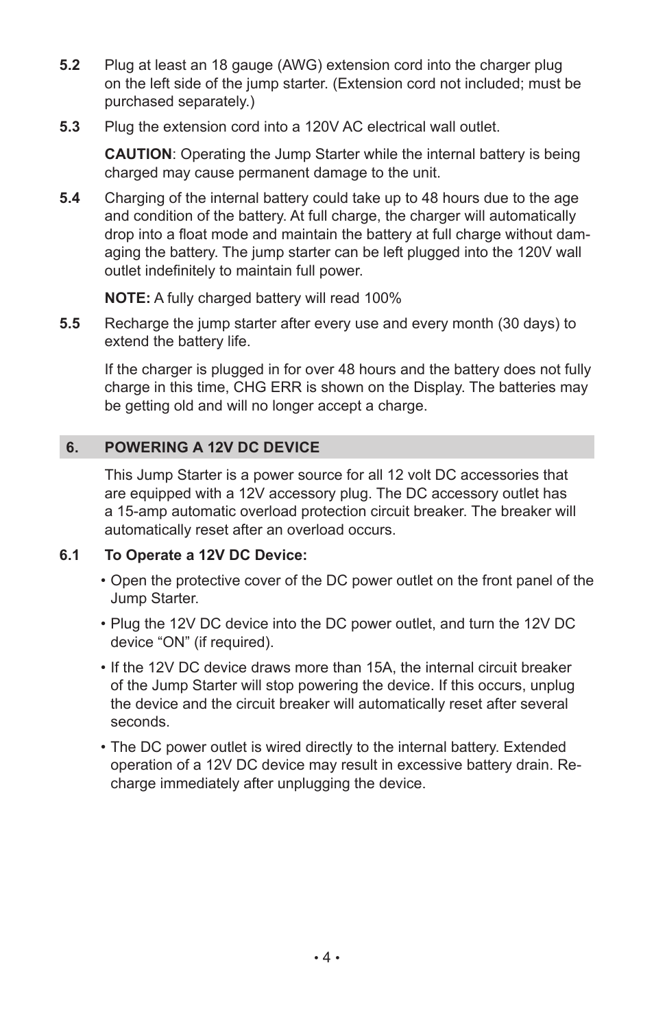 Schumacher DieHard 00-99-000867-0109 User Manual | Page 6 / 8