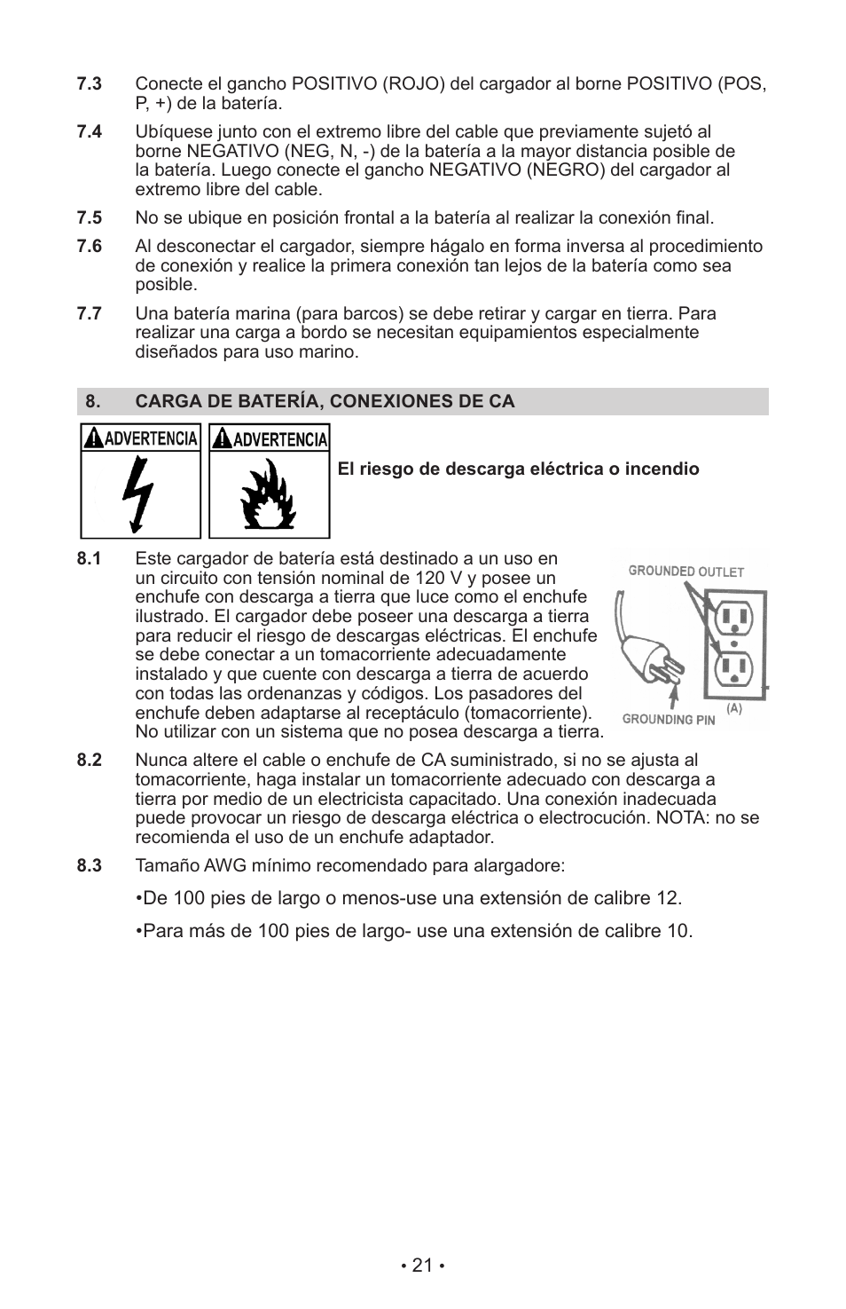 Schumacher SE-4225 User Manual | Page 25 / 36