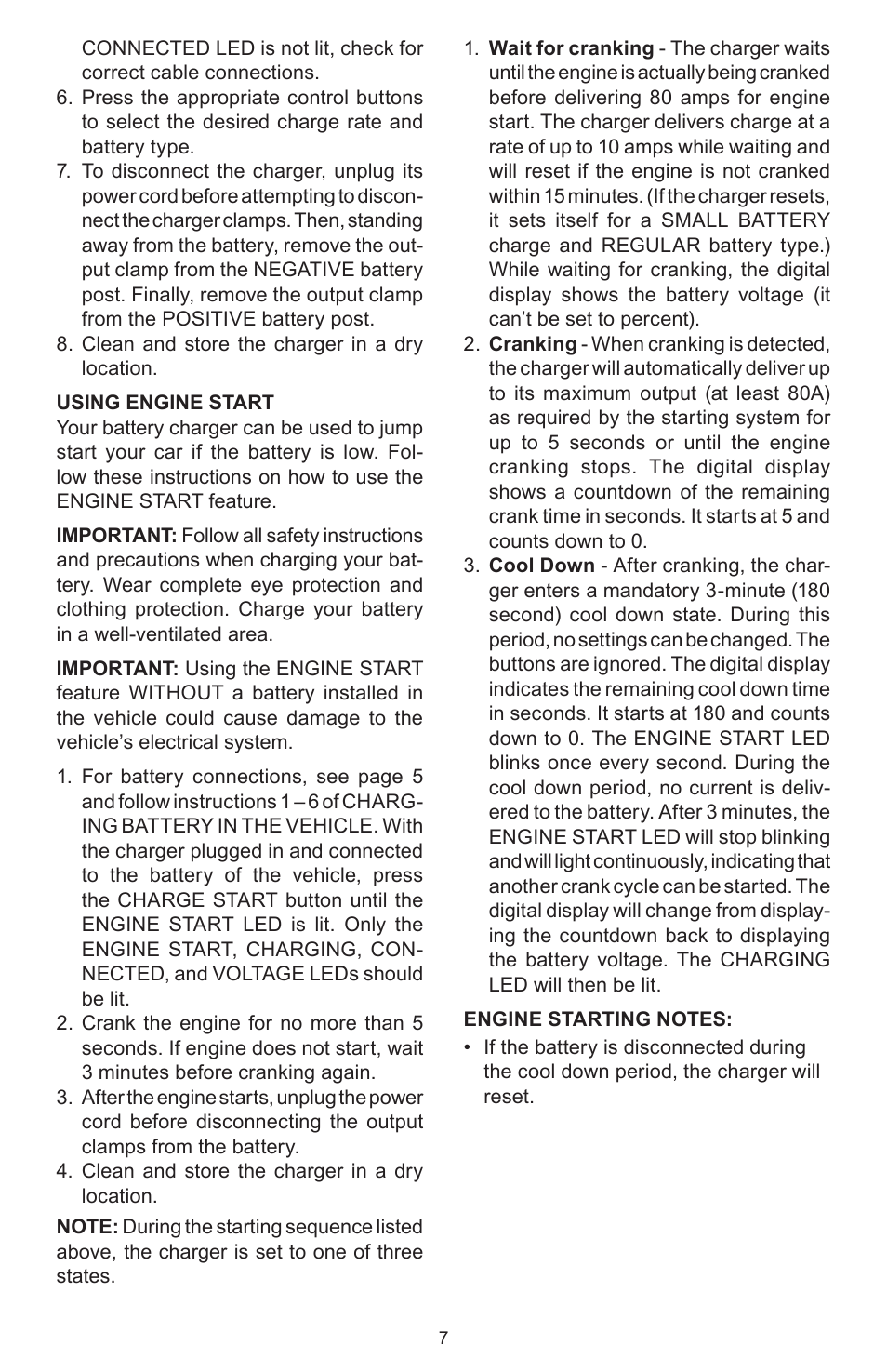 Schumacher SC-8010A User Manual | Page 7 / 32