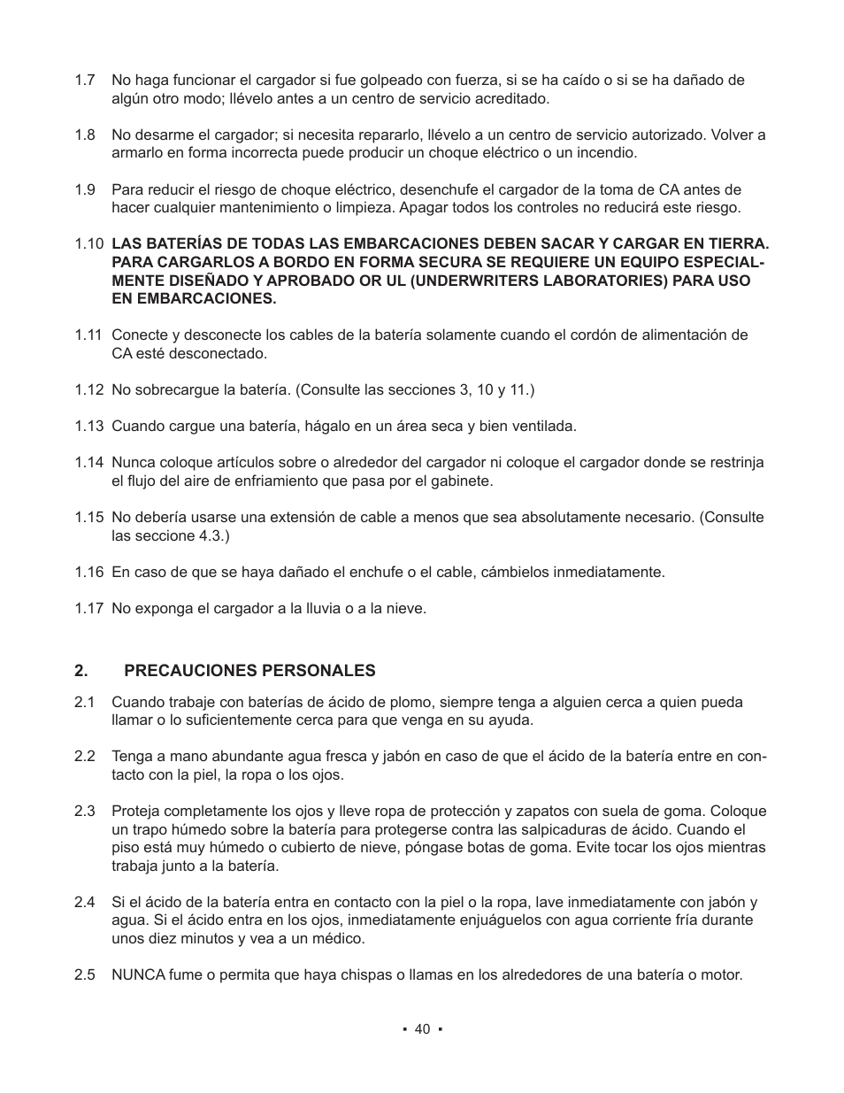 Schumacher 00-99-000207 User Manual | Page 40 / 52