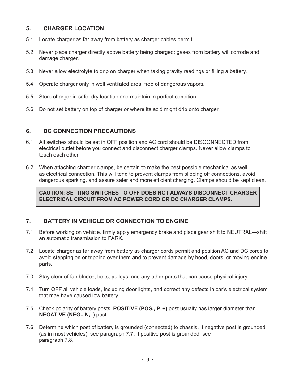 Schumacher 00-99-000207 User Manual | Page 9 / 52