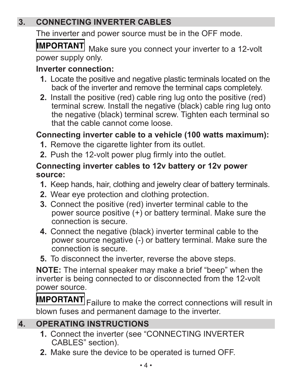 Schumacher XI41DU User Manual | Page 5 / 30