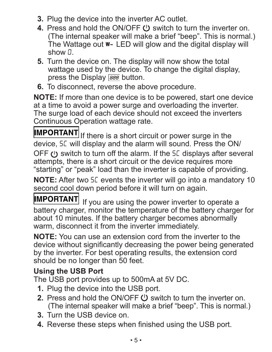 Schumacher XI41DU User Manual | Page 6 / 30
