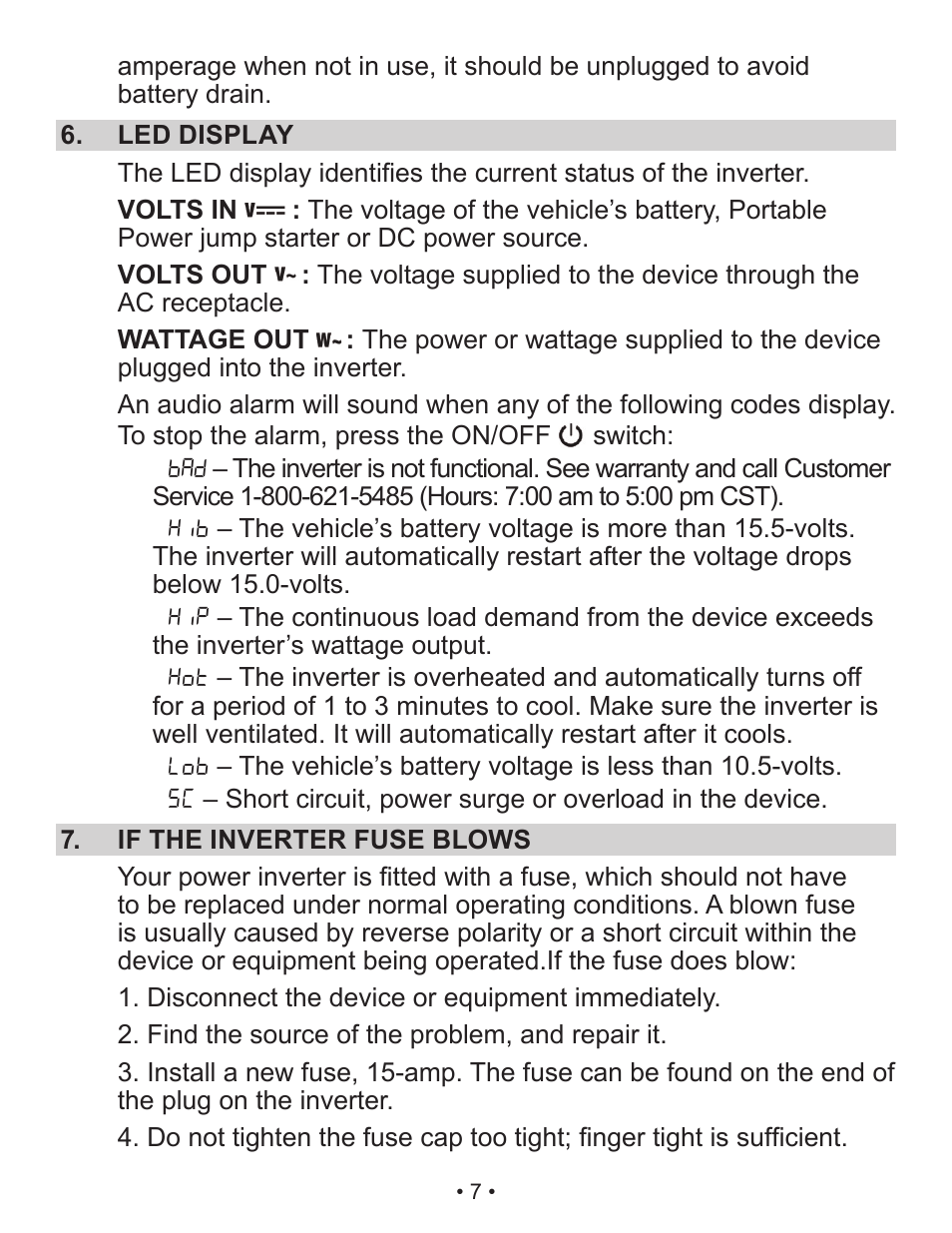 Schumacher XI41DU User Manual | Page 8 / 30