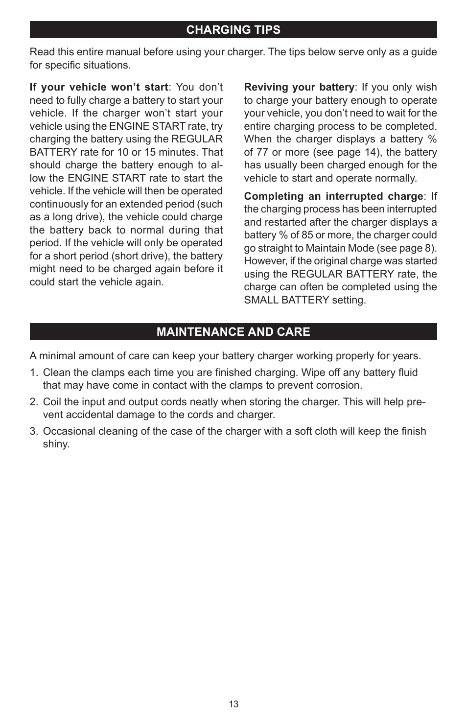 Schumacher SC-12000A User Manual | Page 14 / 32