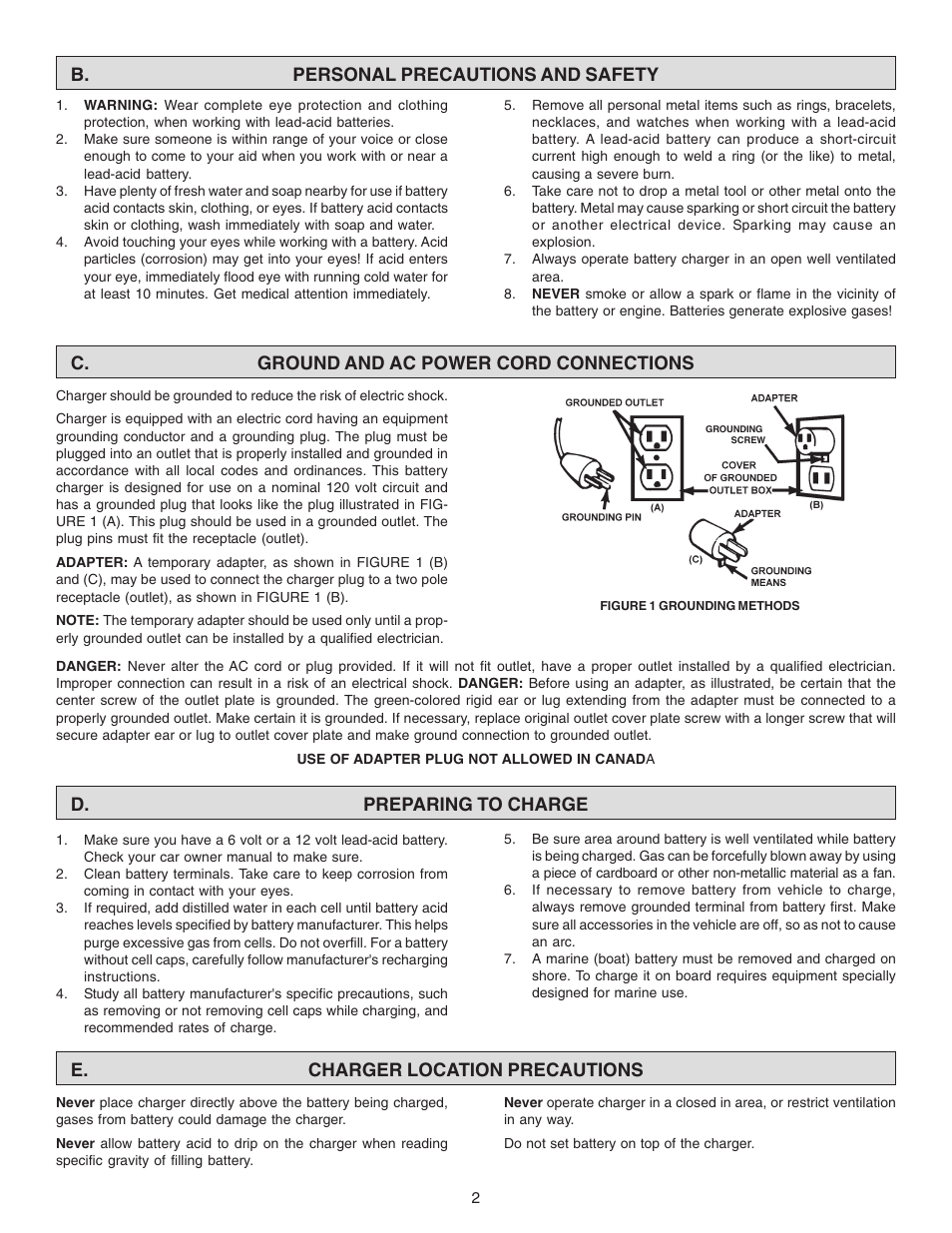 Schumacher 3010 User Manual | Page 2 / 8