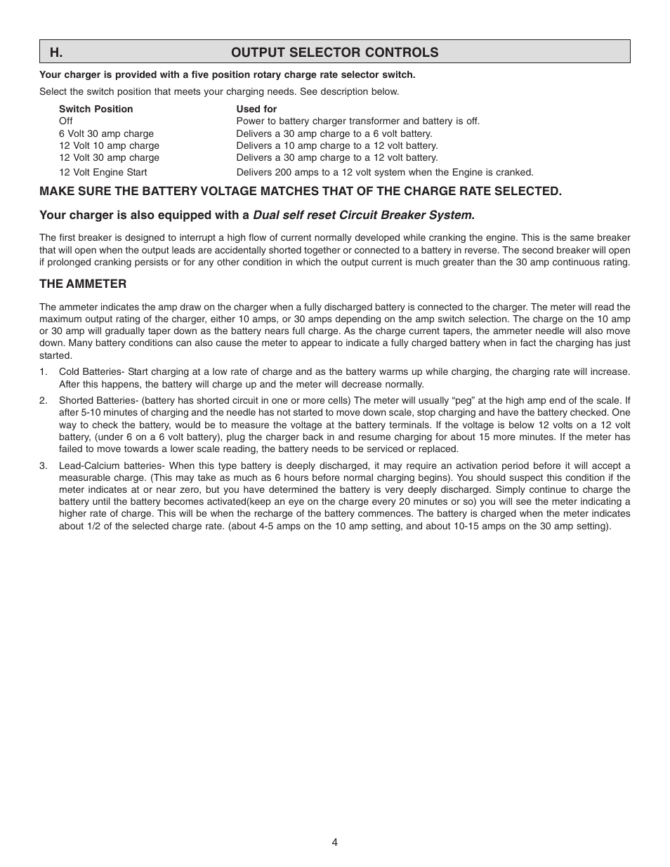 Schumacher 3010 User Manual | Page 4 / 8