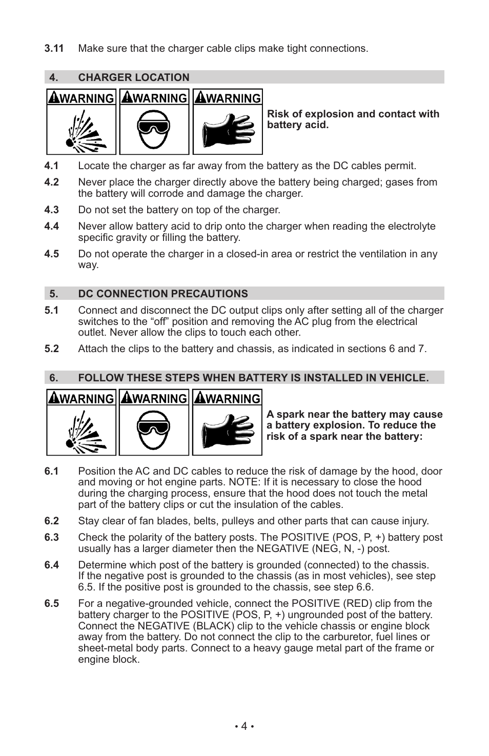 Schumacher INC-406AC User Manual | Page 8 / 39