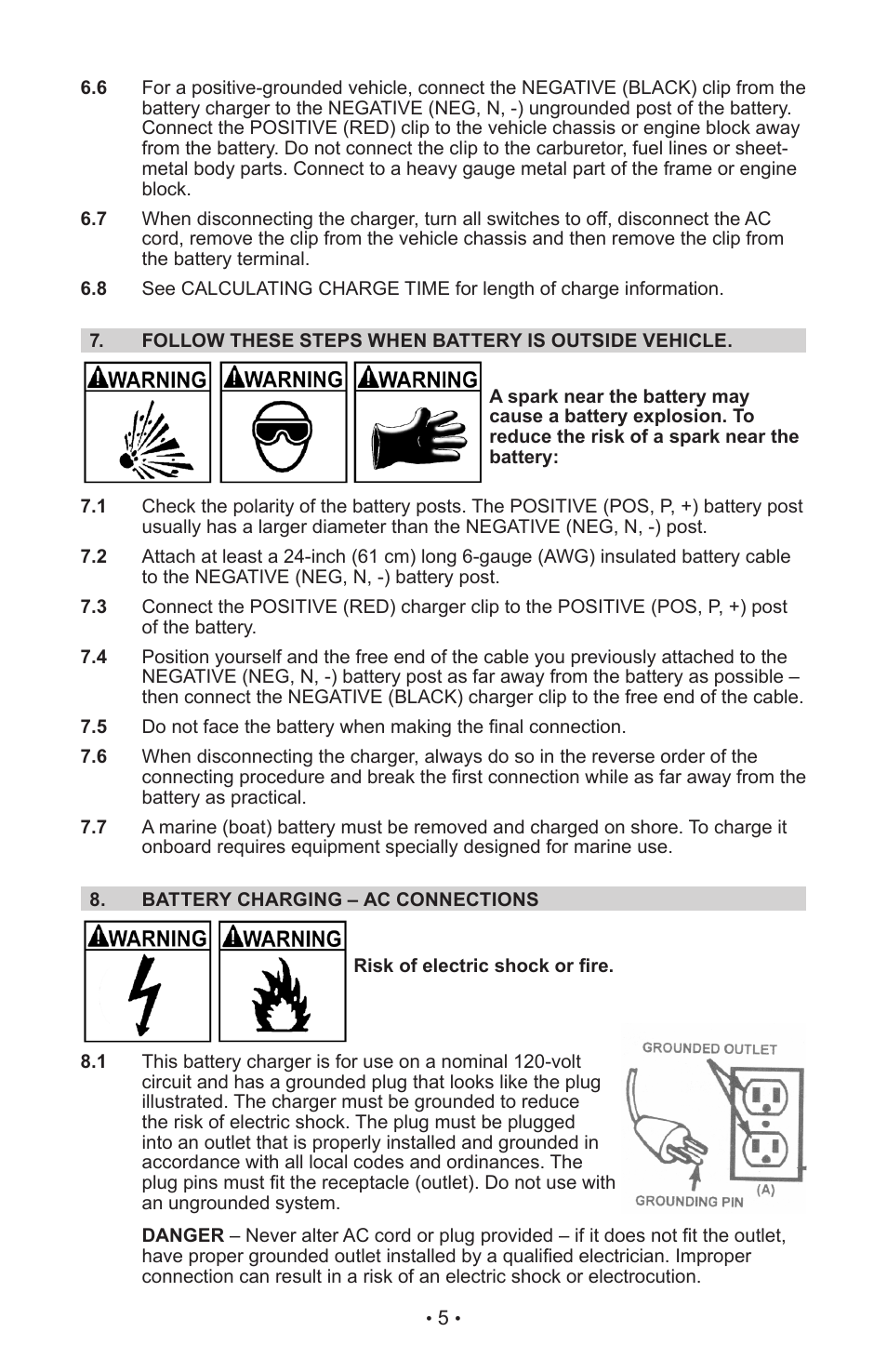 Schumacher INC-406AC User Manual | Page 9 / 39