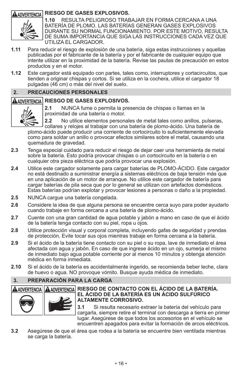 Schumacher Proseries Automatic PS-1022M User Manual | Page 16 / 36