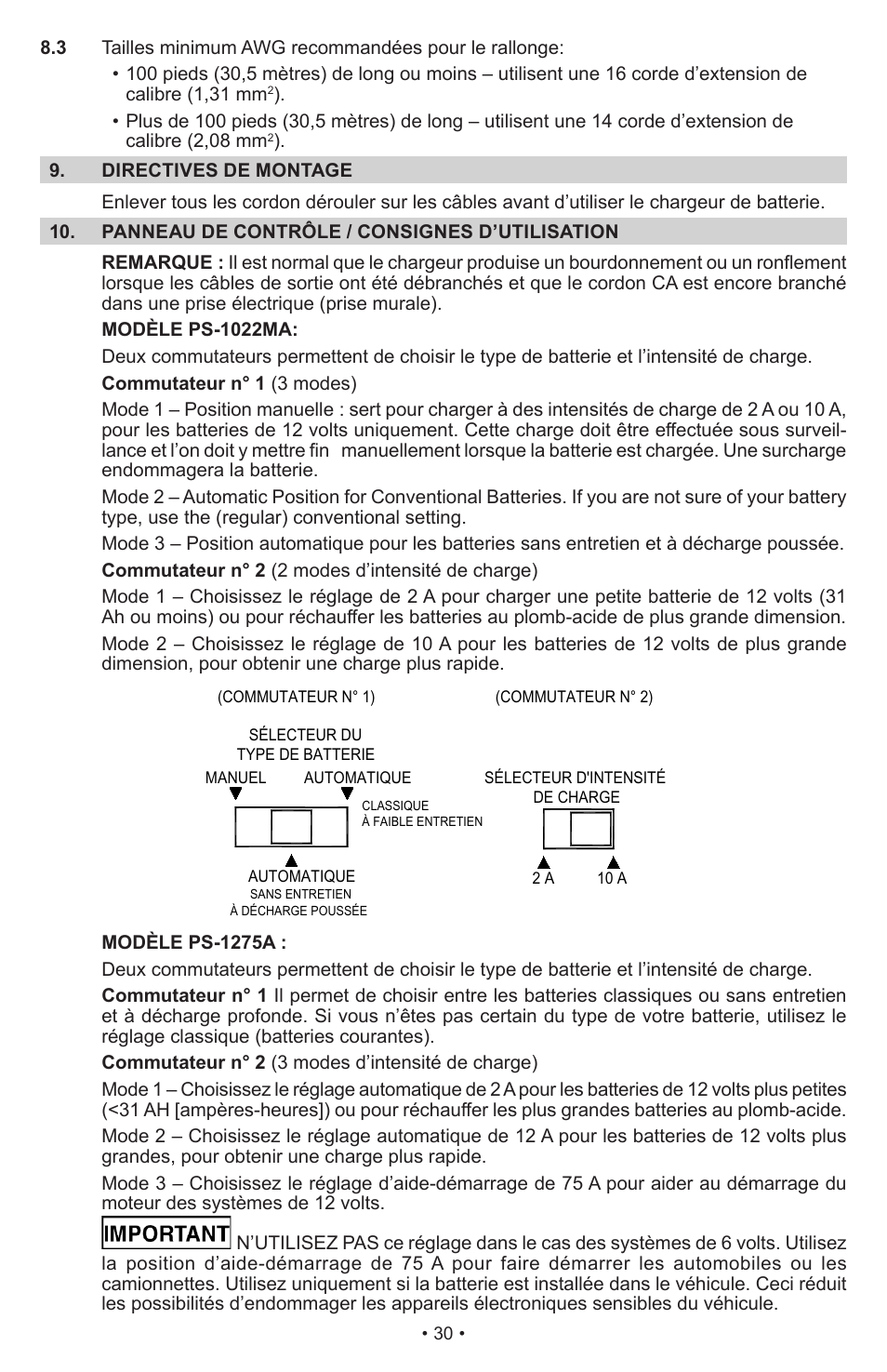 Schumacher Proseries Automatic PS-1022M User Manual | Page 30 / 36