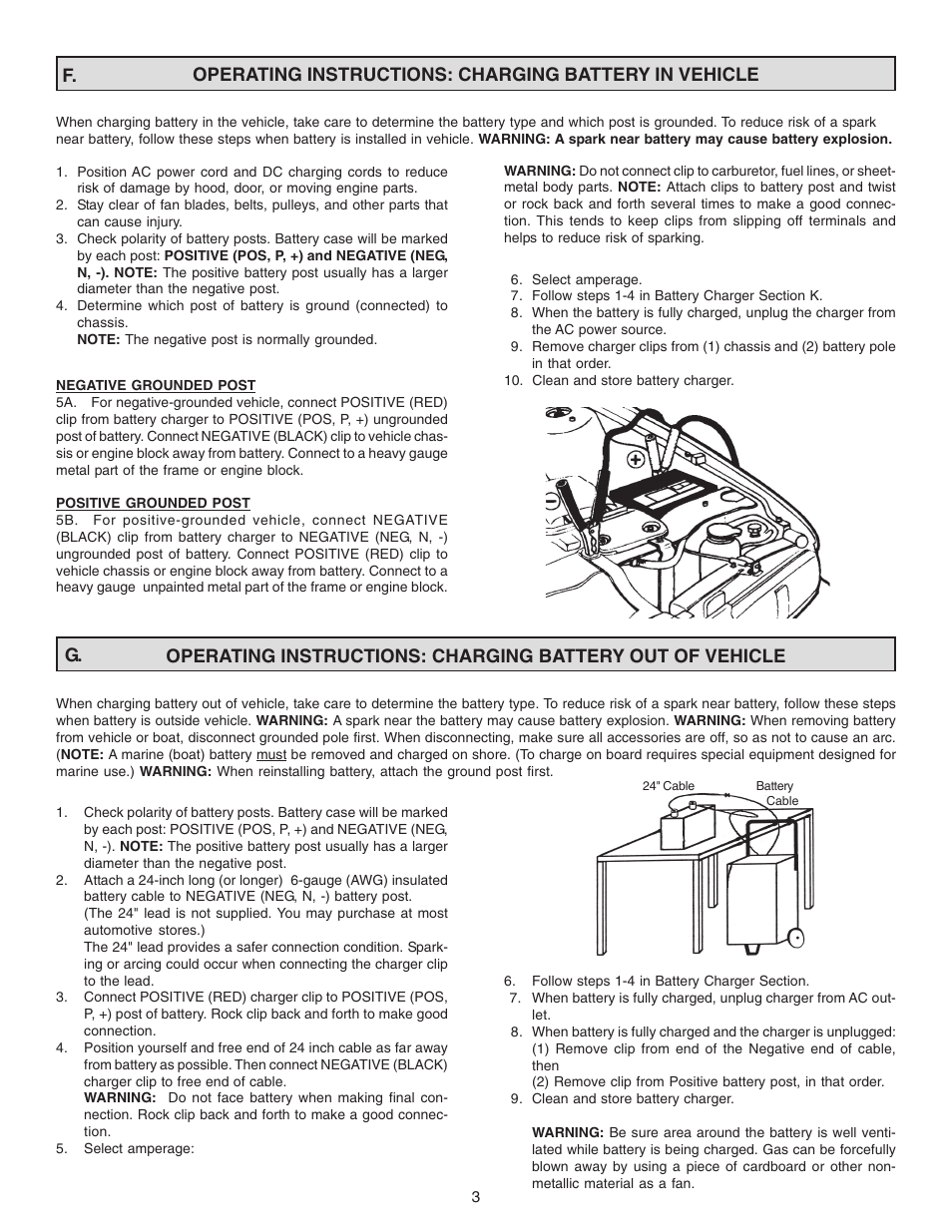 F. g | Schumacher SE-3522 User Manual | Page 3 / 8