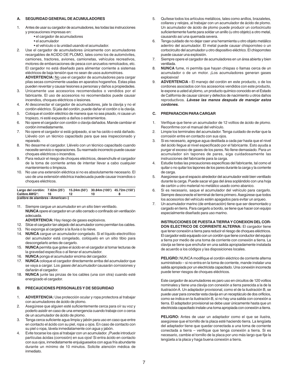 Schumacher SE-3522 User Manual | Page 7 / 8