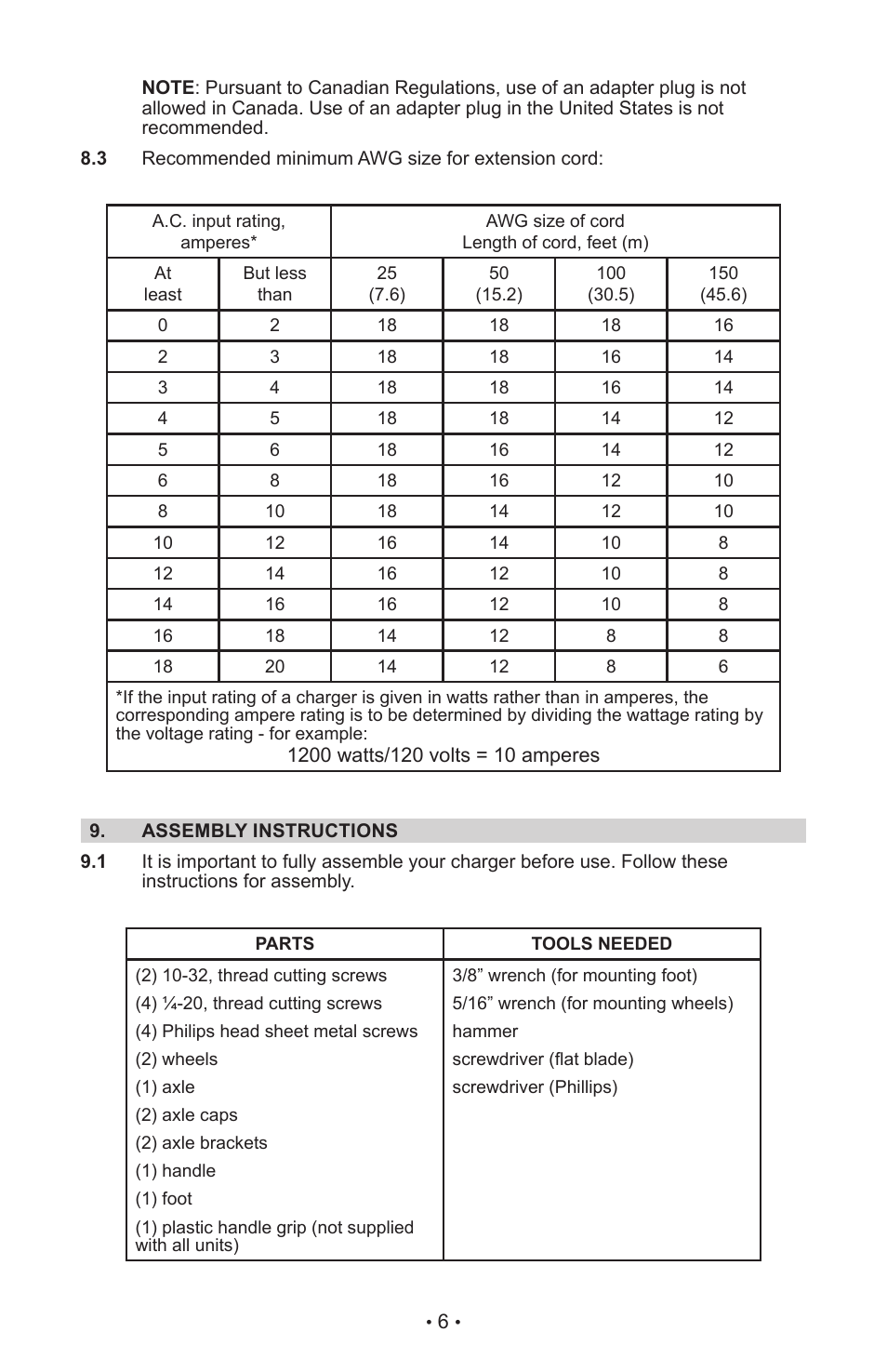 Schumacher SE-4022 User Manual | Page 10 / 42