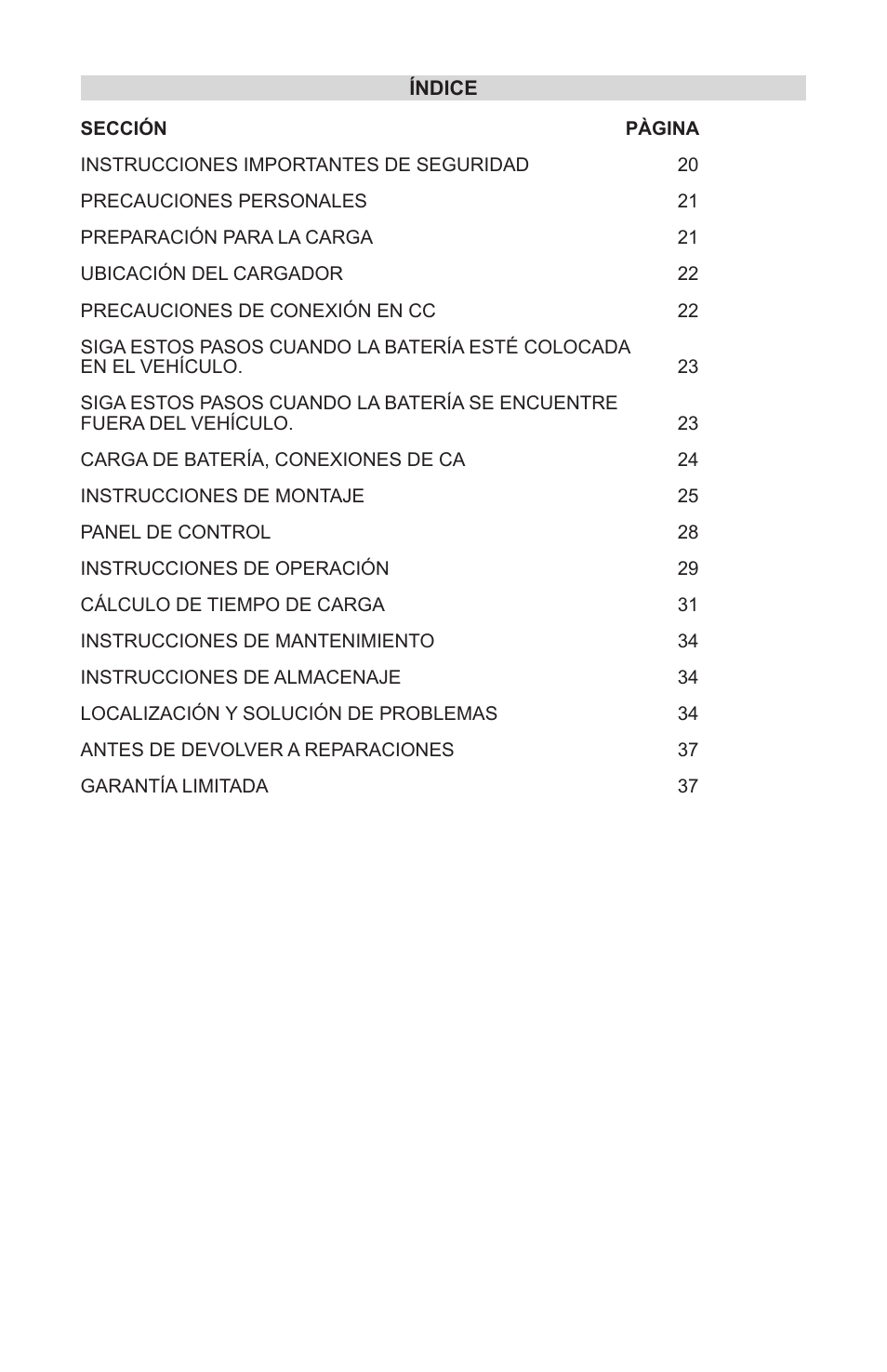 Schumacher SE-4022 User Manual | Page 4 / 42
