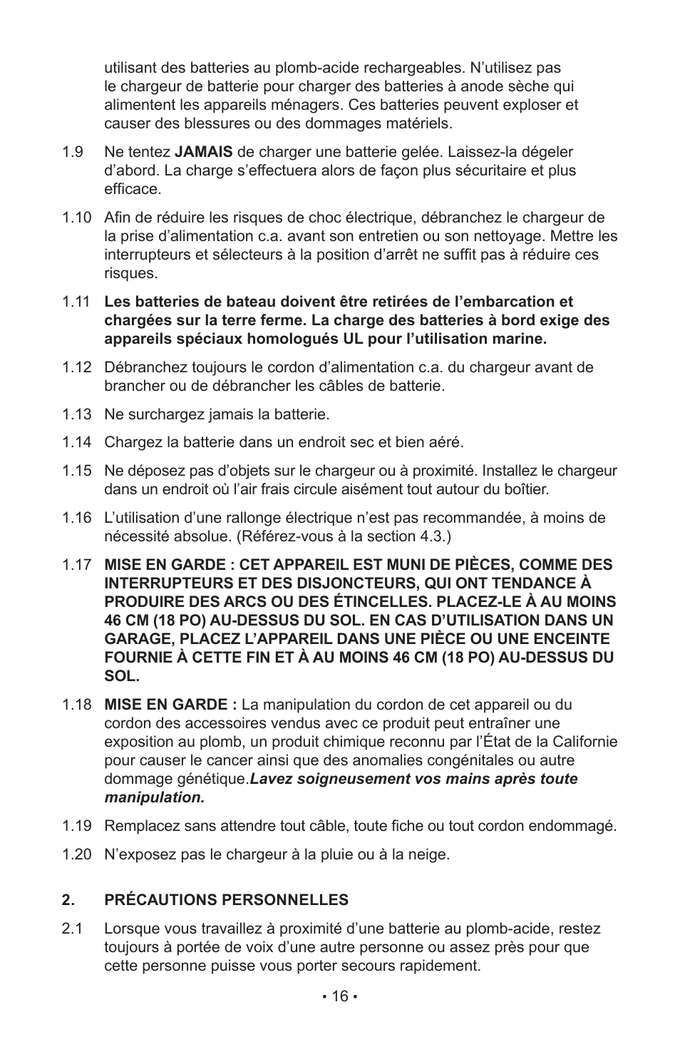 Schumacher 85-716 User Manual | Page 18 / 44