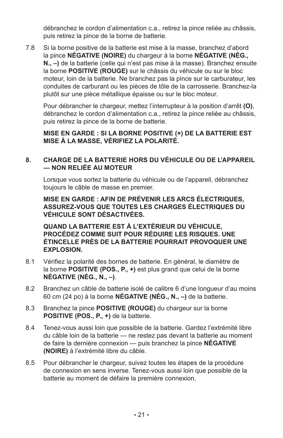 Schumacher 85-716 User Manual | Page 23 / 44