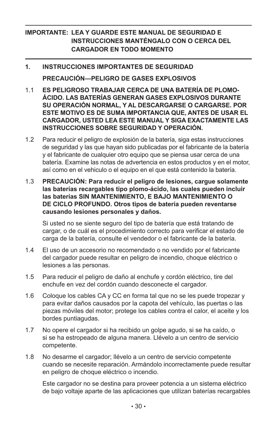 Schumacher 85-716 User Manual | Page 32 / 44