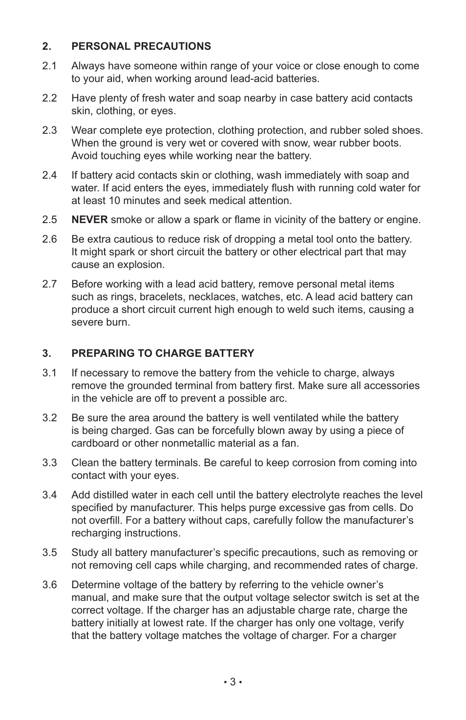 Schumacher 85-716 User Manual | Page 5 / 44