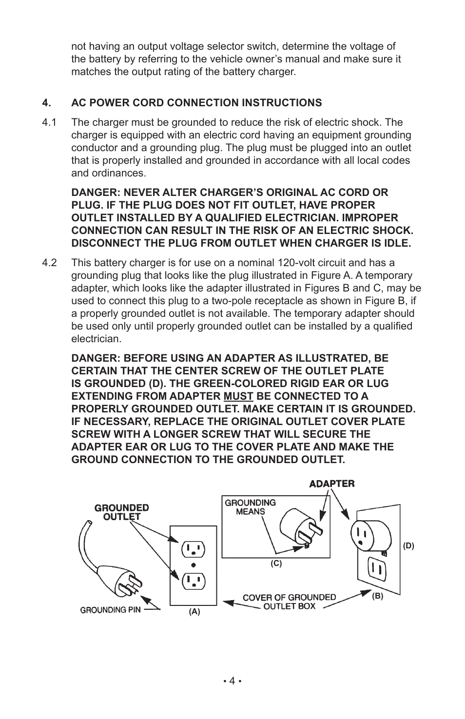 Schumacher 85-716 User Manual | Page 6 / 44