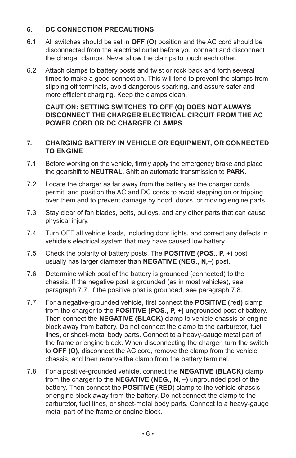 Schumacher 85-716 User Manual | Page 8 / 44