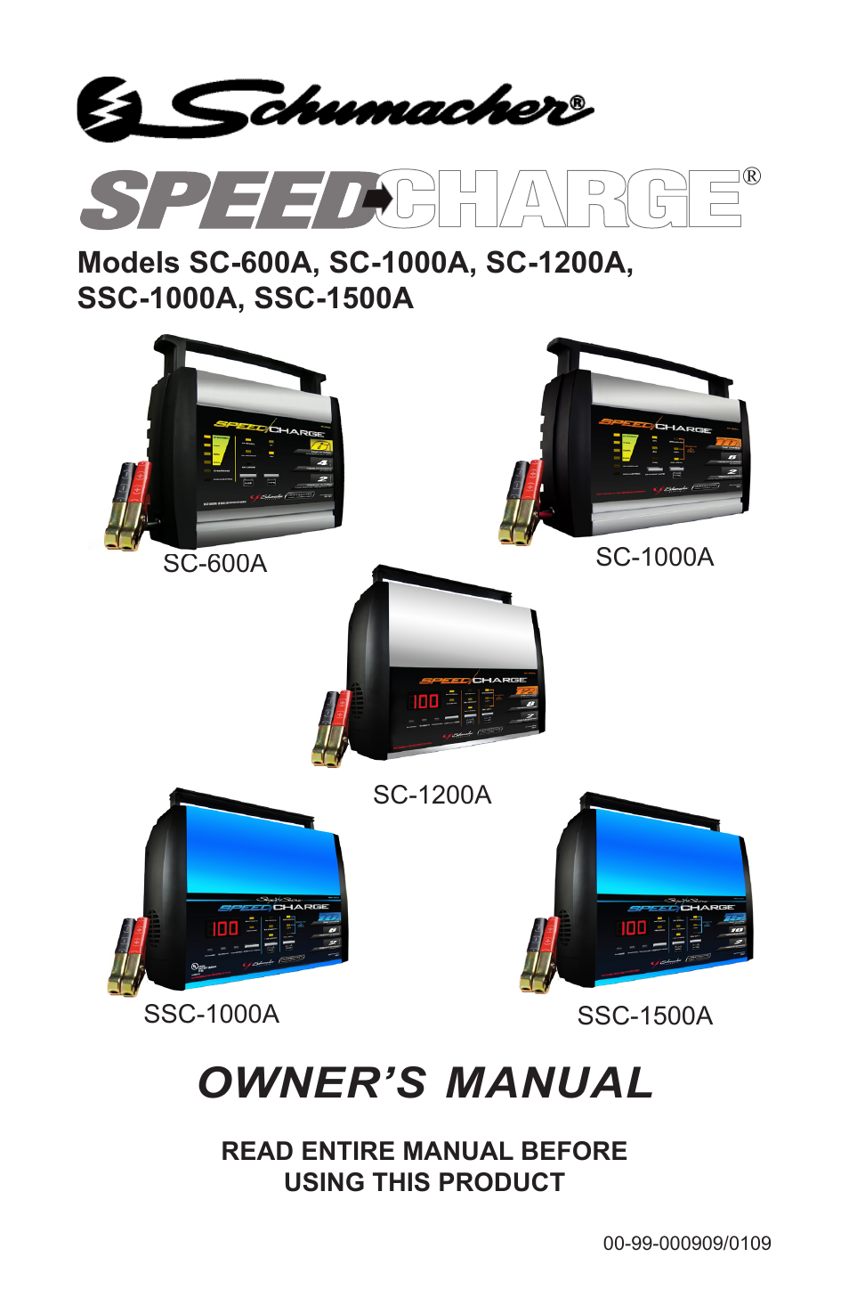 Schumacher SC-1000A User Manual | 44 pages