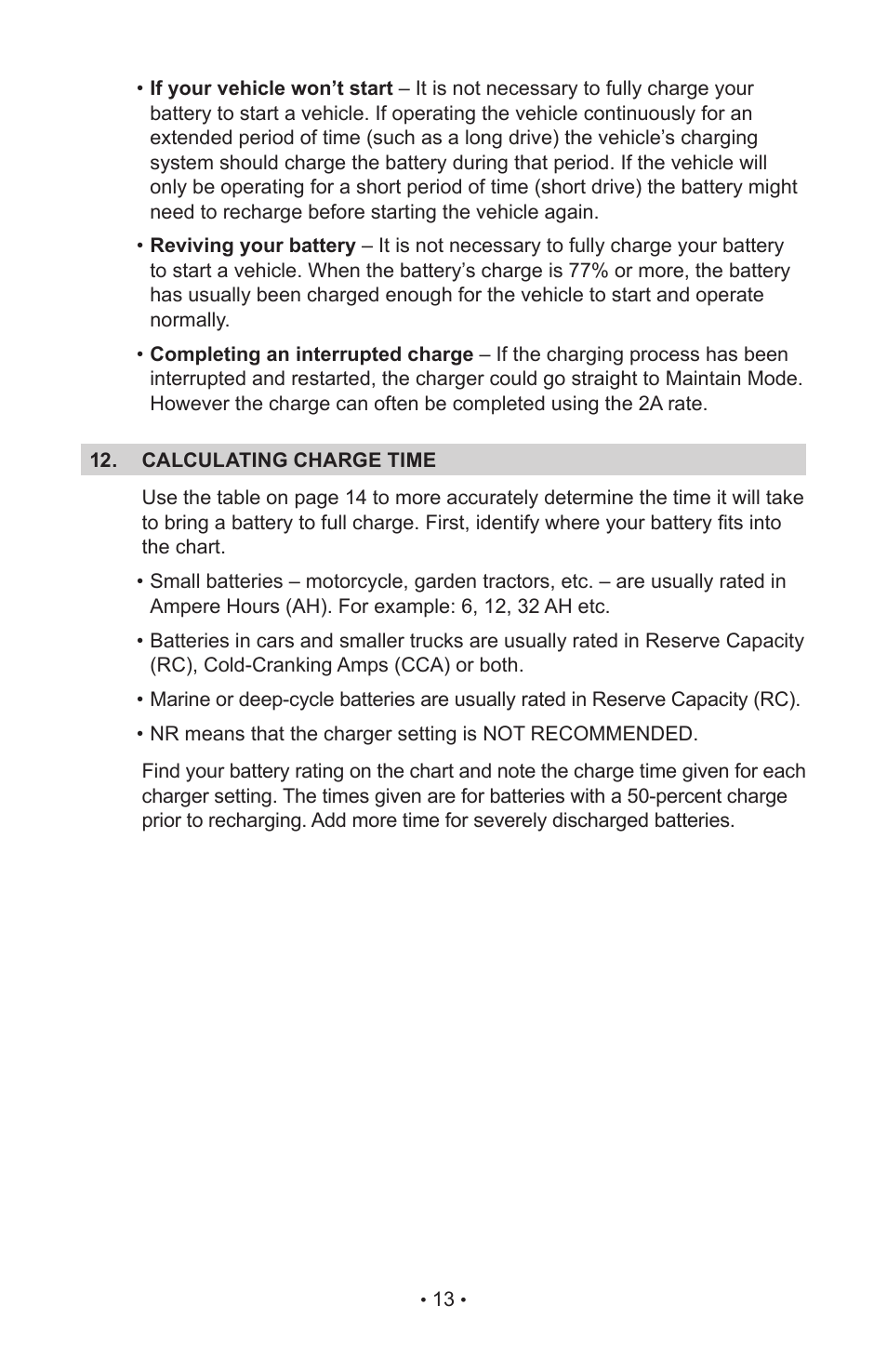 Schumacher SC-1000A User Manual | Page 16 / 44