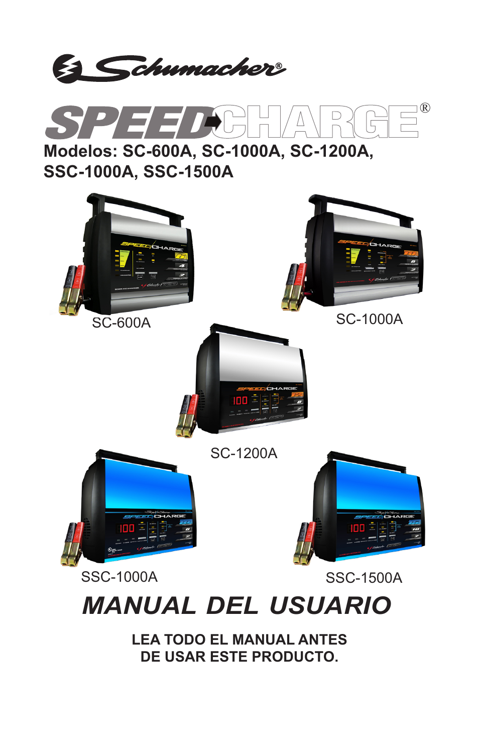 Manual del usuario | Schumacher SC-1000A User Manual | Page 23 / 44