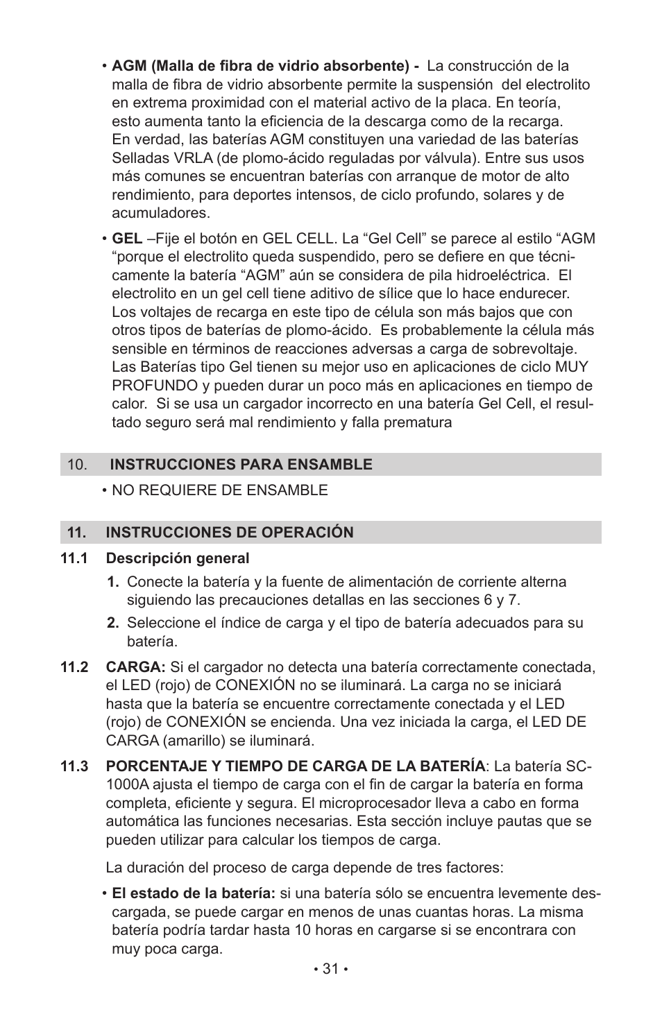 Schumacher SC-1000A User Manual | Page 34 / 44