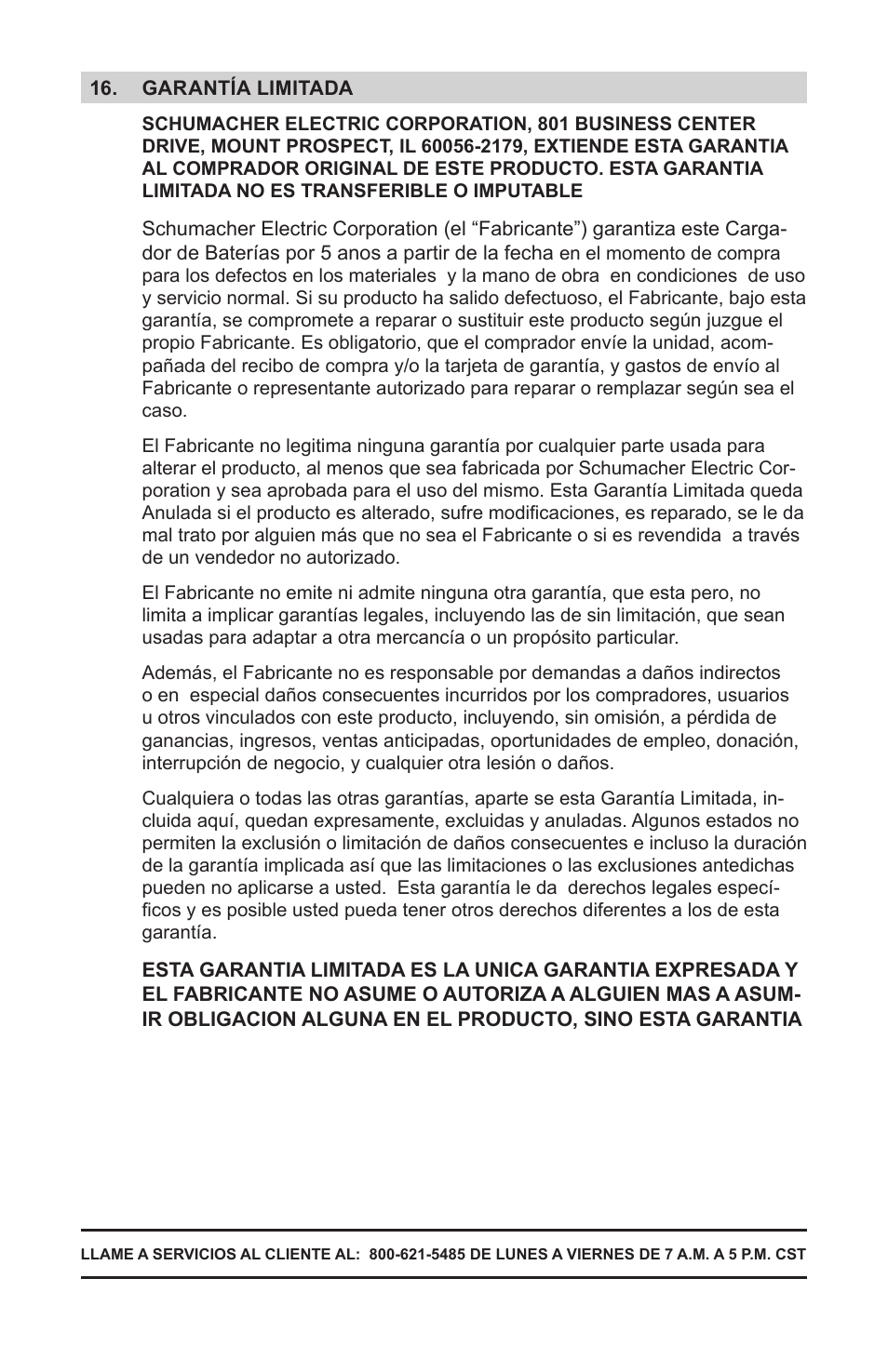 Schumacher SC-1000A User Manual | Page 42 / 44