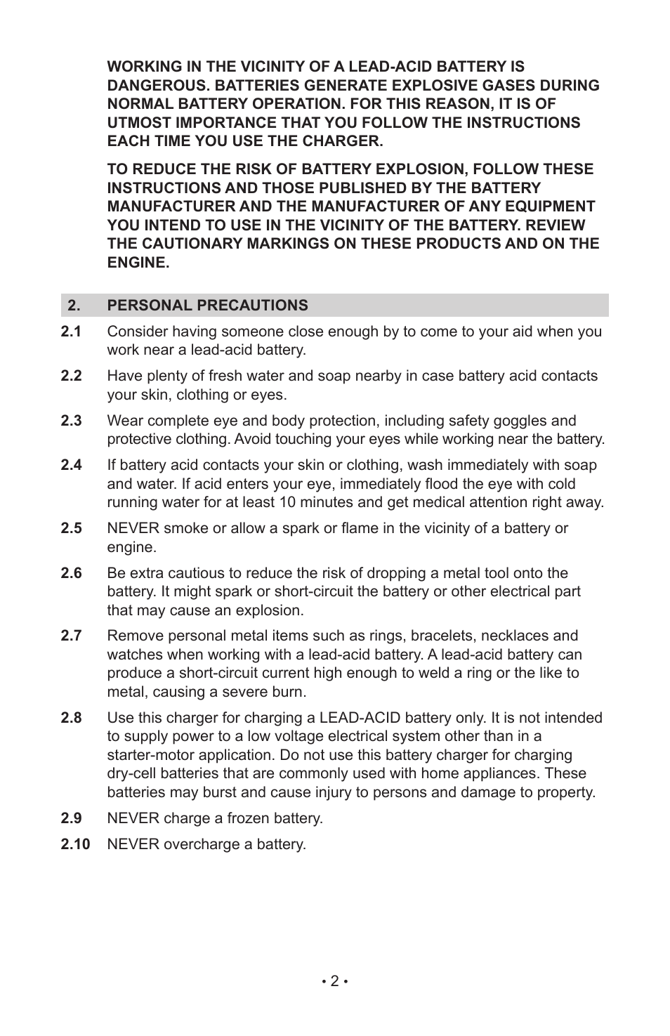 Schumacher SC-1000A User Manual | Page 5 / 44